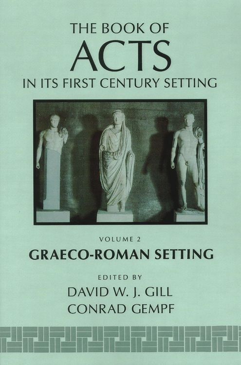 Produktbild: The Book of Acts in Its Graeco-Roman Setting