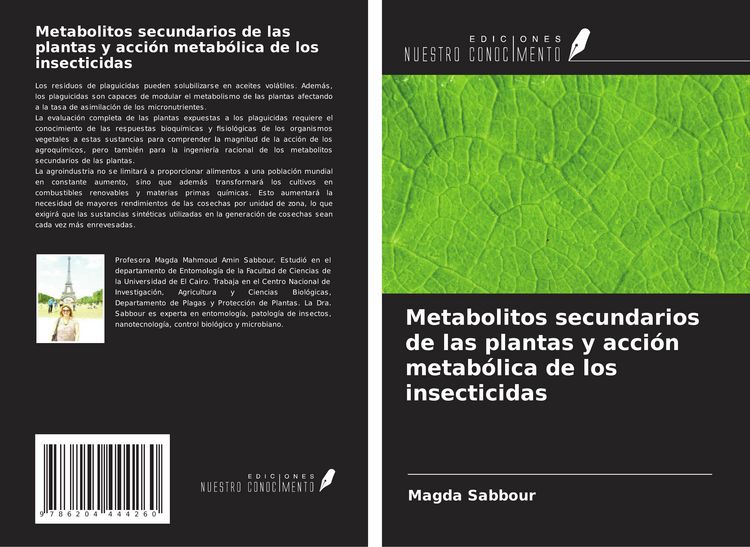 Produktbild: Metabolitos secundarios de las plantas y acci&oacute;n metab&oacute;lica de los insecticidas