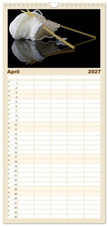 Produktbild: Familienplaner 2027 - Der K&uuml;chenkalender mit 5 Spalten (Wandkalender, 21 x 45 cm) CALVENDO
