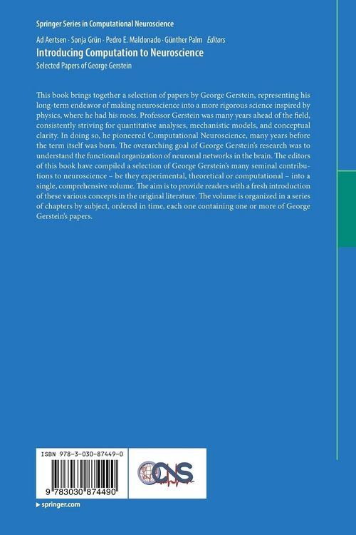 Produktbild: Introducing Computation to Neuroscience