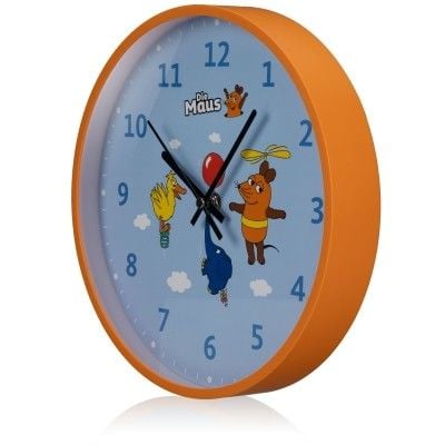Produktbild: Bresser 11645 - DieMaus Kinder-Wanduhr Fliegen, 25 cm