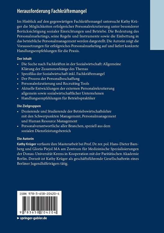 Produktbild: Herausforderung Fachkr&auml;ftemangel