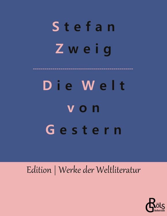 Produktbild: Die Welt von Gestern