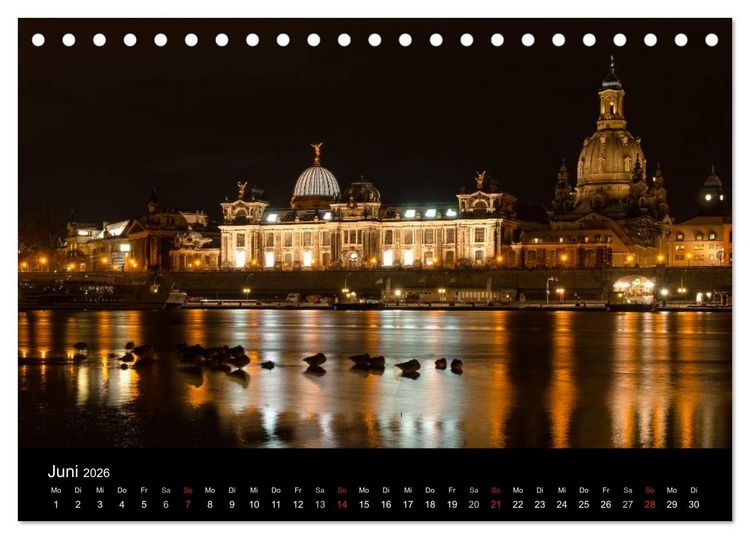 Produktbild: Dresden und Umgebung (Tischkalender 2026 DIN A5 quer), CALVENDO Monatskalender