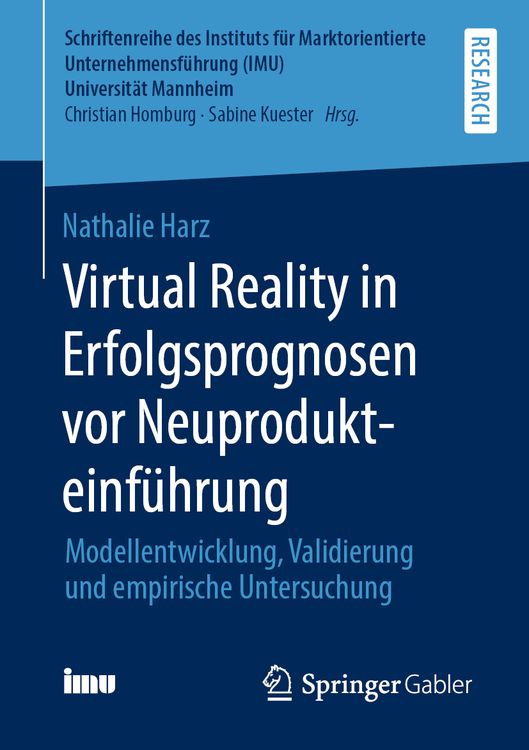 Produktbild: Virtual Reality in Erfolgsprognosen vor Neuprodukteinf&uuml;hrung