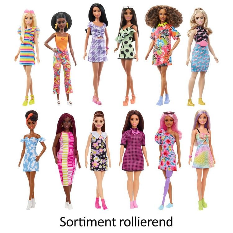 Produktbild: Mattel Barbie FASHIONISTAS Sortiment rollierend