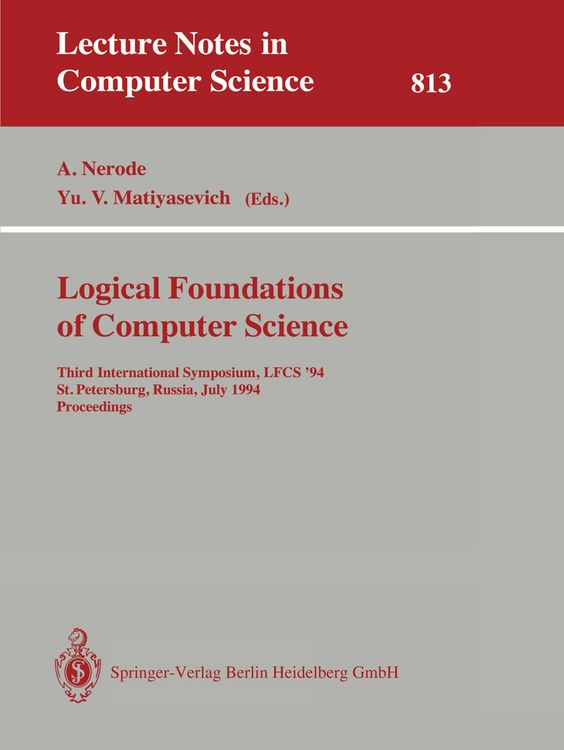 Produktbild: Logical Foundations of Computer Science