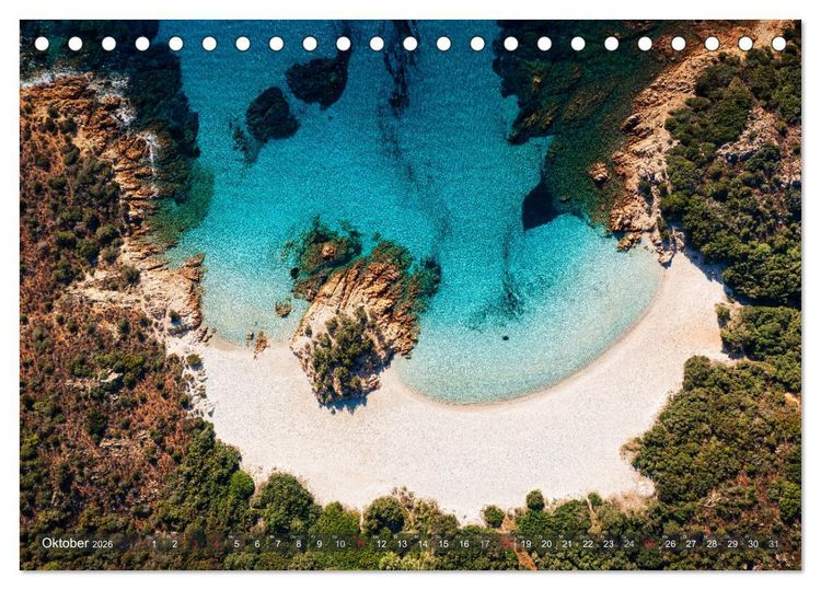 Produktbild: Sardinien - Karibik des Mittelmeers (Tischkalender 2026 DIN A5 quer), CALVENDO Monatskalender
