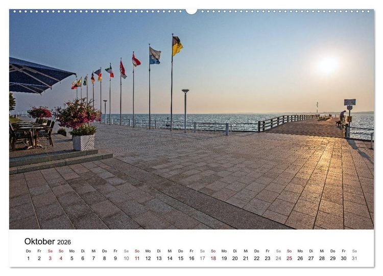 Produktbild: Ostseeheilbad Travem&uuml;nde - L&uuml;becks sch&ouml;nste Tochter (hochwertiger Premium Wandkalender 2026 DIN A2 quer), Kunstdruck in Hochglanz