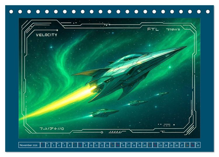 Produktbild: Intelligente Alientechnik (Tischkalender 2026 DIN A5 quer), CALVENDO Monatskalender