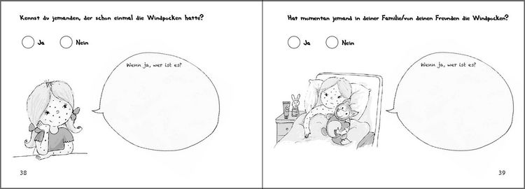 Produktbild: Wilma und die Windpocken - Das Bilder-Erz&auml;hlbuch f&uuml;r Kinder, die Windpocken haben oder mehr dar&uuml;ber wissen wollen