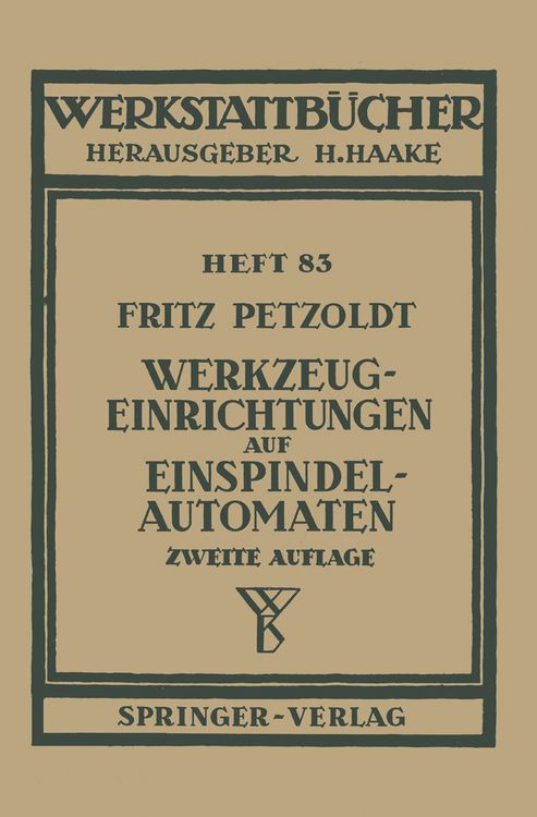 Produktbild: Werkzeugeinrichtungen auf Einspindelautomaten