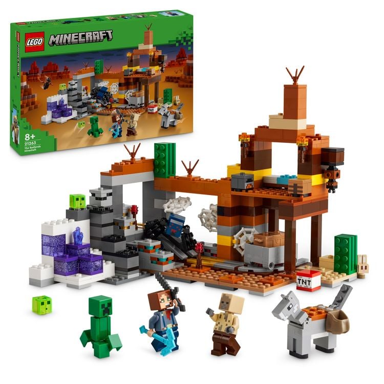 Produktbild: LEGO Minecraft 21263 Die Mine in den Badlands, Spielzeug Kinder 8 Jahre