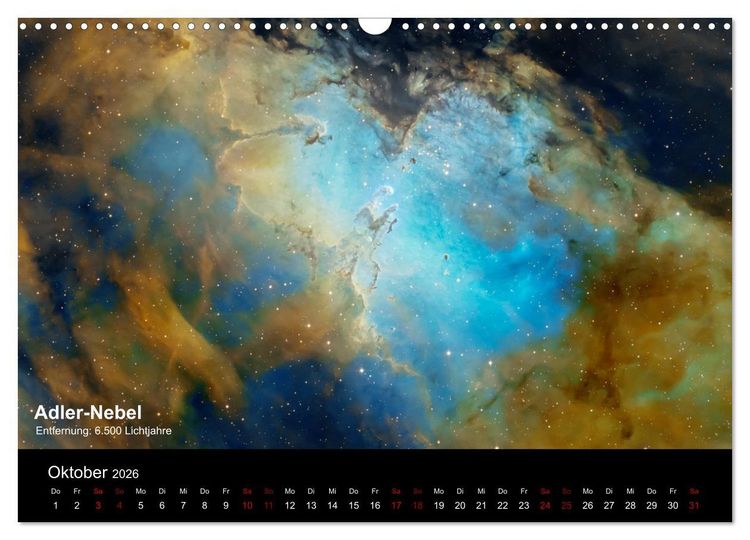Produktbild: Juwelen des Nachthimmels (Wandkalender 2026 DIN A3 quer), CALVENDO Monatskalender
