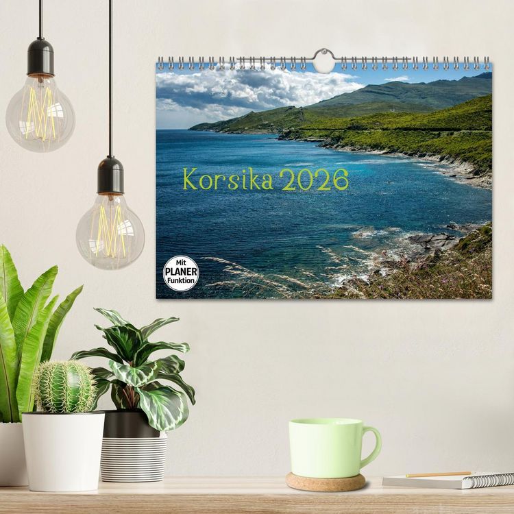 Produktbild: Korsika 2026 (Wandkalender 2026 DIN A4 quer), CALVENDO Monatskalender