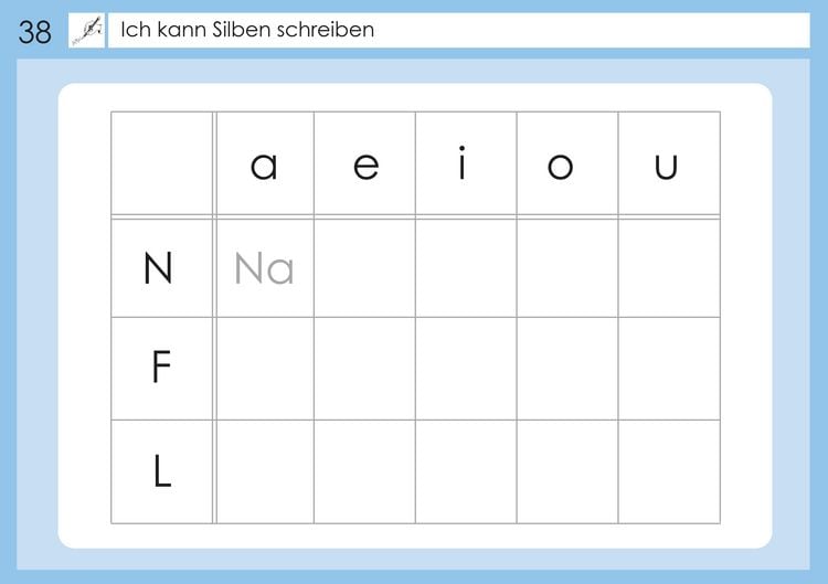 Produktbild: Mein Silbenheft