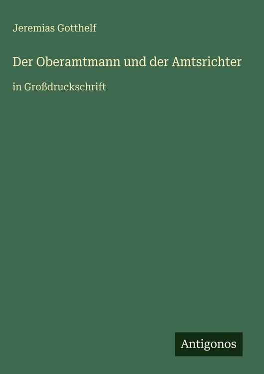 Produktbild: Der Oberamtmann und der Amtsrichter
