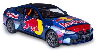 Produktbild: BMW M4 Diecast 1:24 blau inkl. Knopfzellen