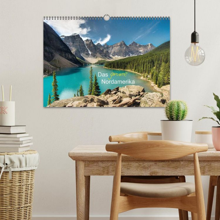 Produktbild: Das "gr&uuml;ne" Nordamerika - Kanada und USA (Wandkalender 2026 DIN A3 quer), CALVENDO Monatskalender