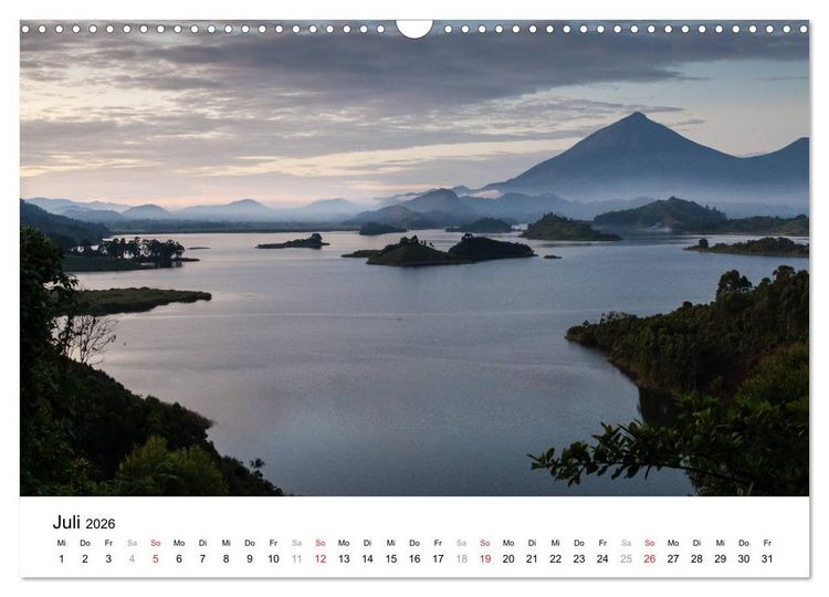 Produktbild: Uganda - die Perle Afrikas (Wandkalender 2026 DIN A3 quer), CALVENDO Monatskalender