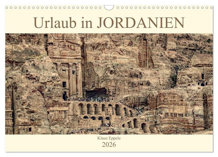 Produktbild: Urlaub in JORDANIEN (Wandkalender 2026 DIN A3 quer), CALVENDO Monatskalender