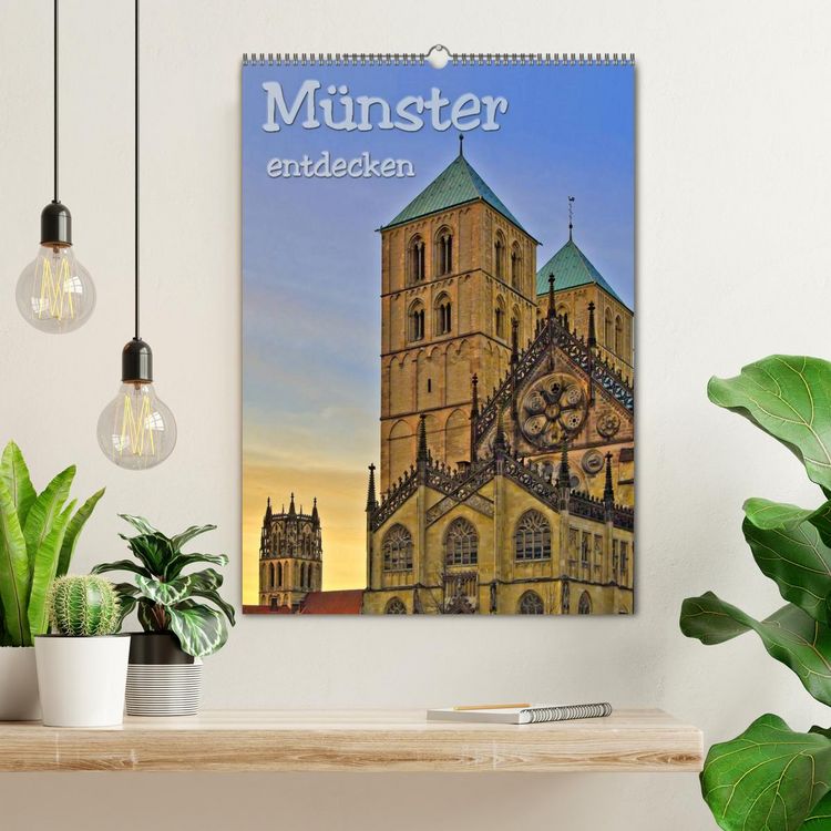Produktbild: M&uuml;nster entdecken (Wandkalender 2026 DIN A2 hoch), CALVENDO Monatskalender