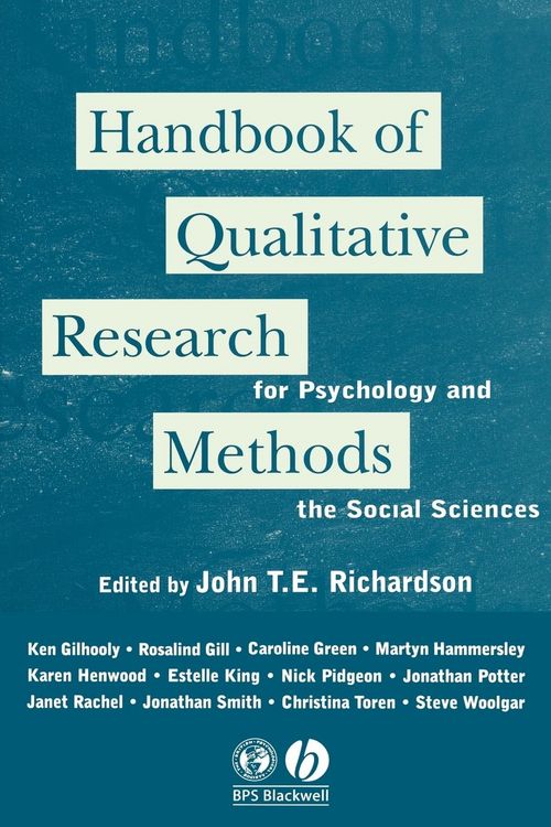 Produktbild: Hdbk Qualitative Research Methods