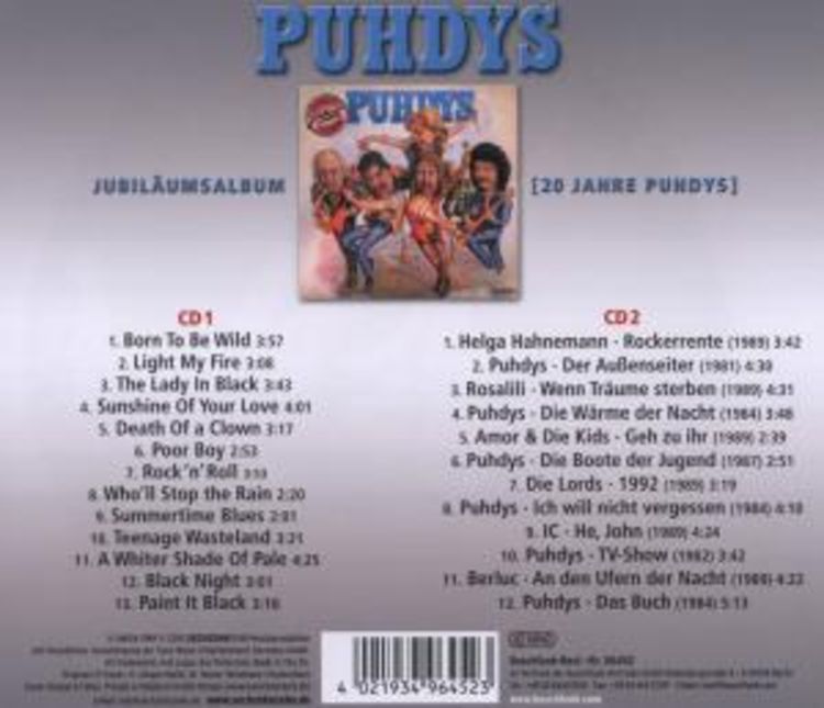 Das Jubiläumsalbum.Puhdys 20
