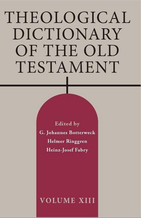 Produktbild: Theological Dictionary of the Old Testament, Volume XIII