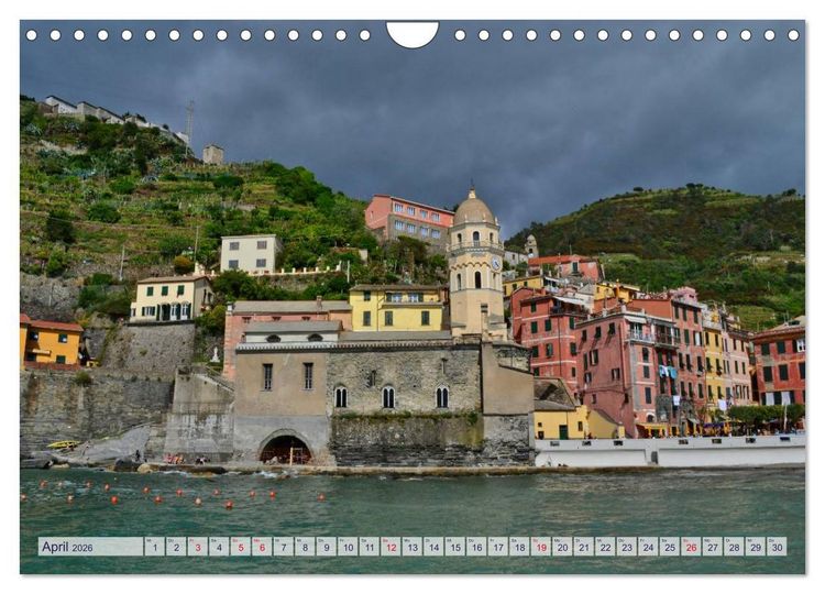 Produktbild: SCHMUCKST&Uuml;CKE der CINQUE TERRE (Wandkalender 2026 DIN A4 quer), CALVENDO Monatskalender
