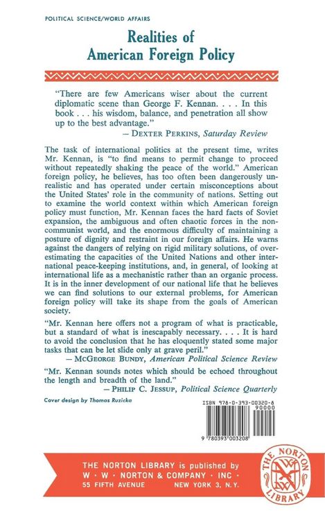 Produktbild: Realities of American Foreign Policy