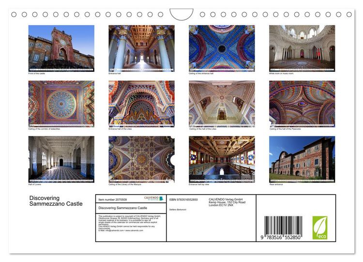 Produktbild: Discovering Sammezzano Castle (Wall Calendar 2026 DIN A4 landscape), CALVENDO 12 Month Wall Calendar