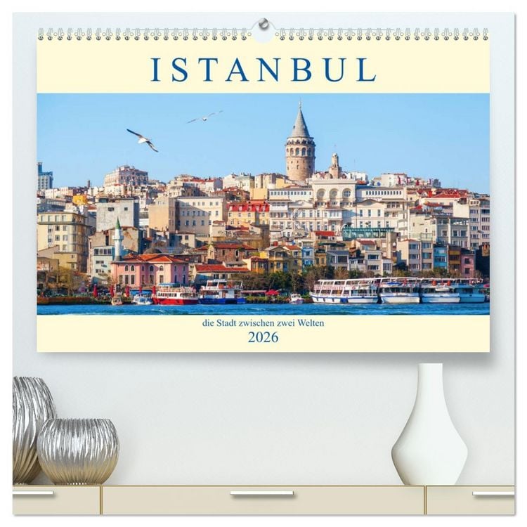 Produktbild: Istanbul - die Stadt zwischen zwei Welten (hochwertiger Premium Wandkalender 2026 DIN A2 quer), Kunstdruck in Hochglanz
