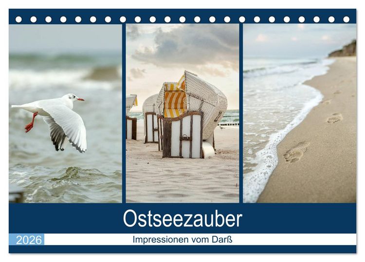 Produktbild: Ostseezauber (Tischkalender 2026 DIN A5 quer), CALVENDO Monatskalender