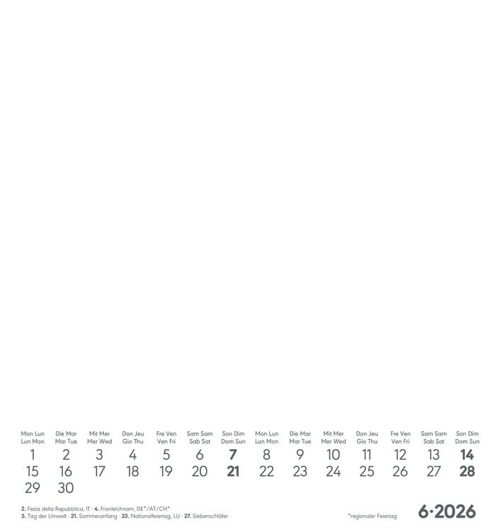 Produktbild: Kreativ-Kalender weiß 2026 - 16x17 cm - Foto, Malen, Basteln - datiert - Kreativkalender - Foto-Kalender - Alpha Edition