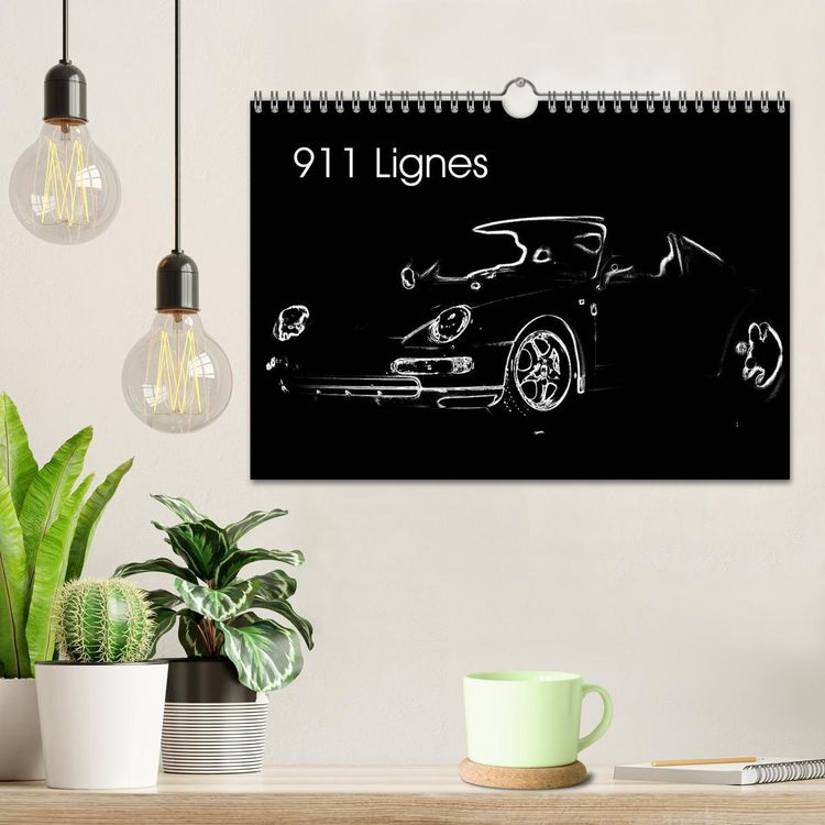 Produktbild: 911 Lignes (Calendrier mural 2026 DIN A4 vertical), CALVENDO calendrier mensuel