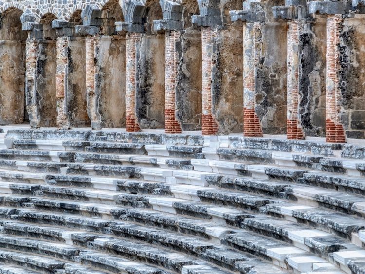 Produktbild: CALVENDO Puzzle Aspendos | 1000 Teile Lege-Gr&ouml;&szlig;e 64x48cm Foto-Puzzle f&uuml;r gl&uuml;ckliche Stunden