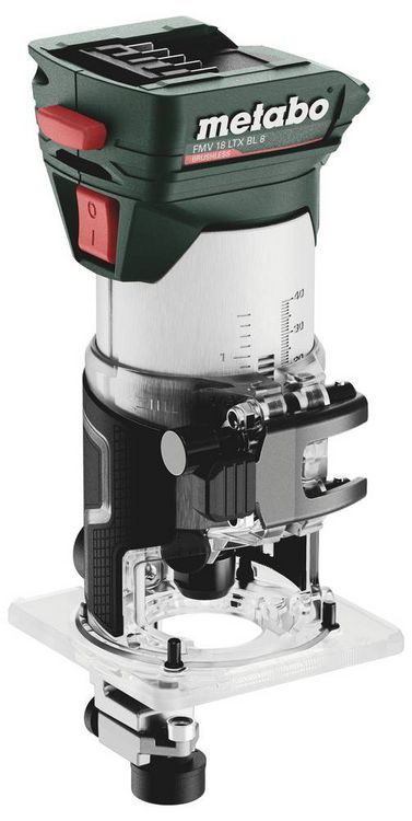 Produktbild: Metabo Akku-Kantenfr&auml;se 601742840 FMV 18 LTX BL 8