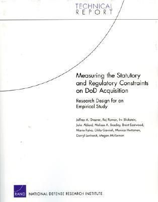 Produktbild: Measuring the Statutory and Regulatory Constraints on Dod Acquisition