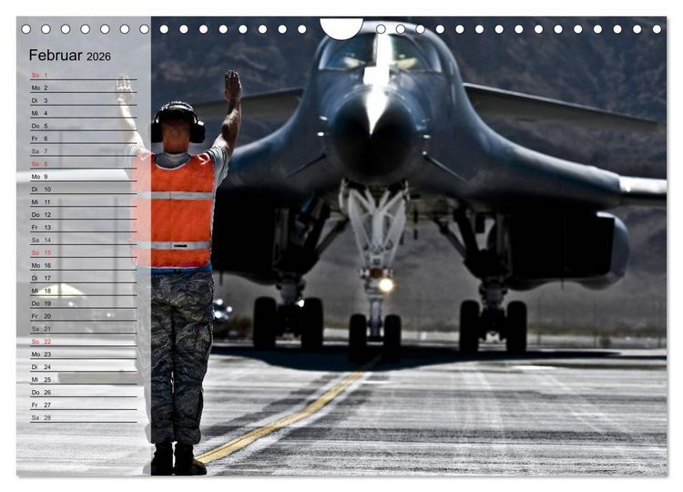 Produktbild: Kampfjets. U.S. Aircraft (Wandkalender 2026 DIN A4 quer), CALVENDO Monatskalender