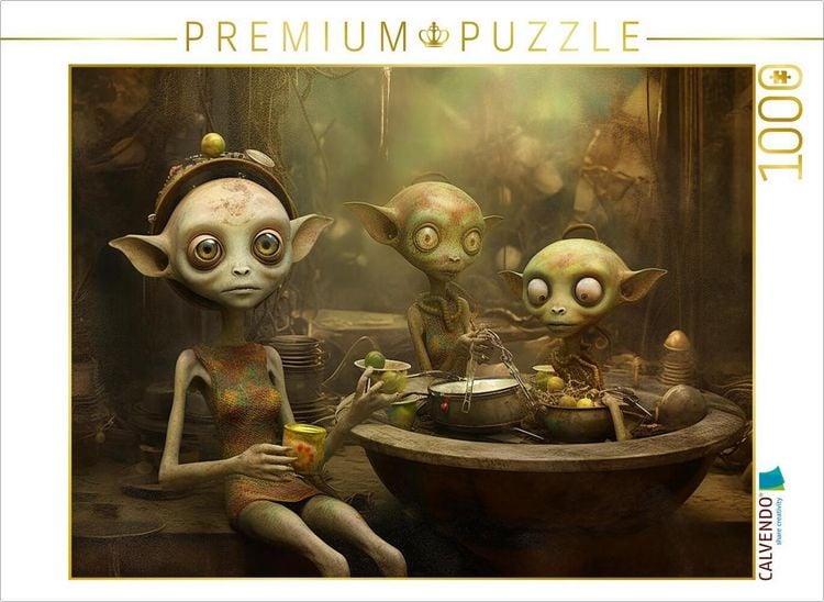 Produktbild: CALVENDO Puzzle Die Drei | 1000 Teile Lege-Gr&ouml;&szlig;e 64x48cm Foto-Puzzle f&uuml;r gl&uuml;ckliche Stunden