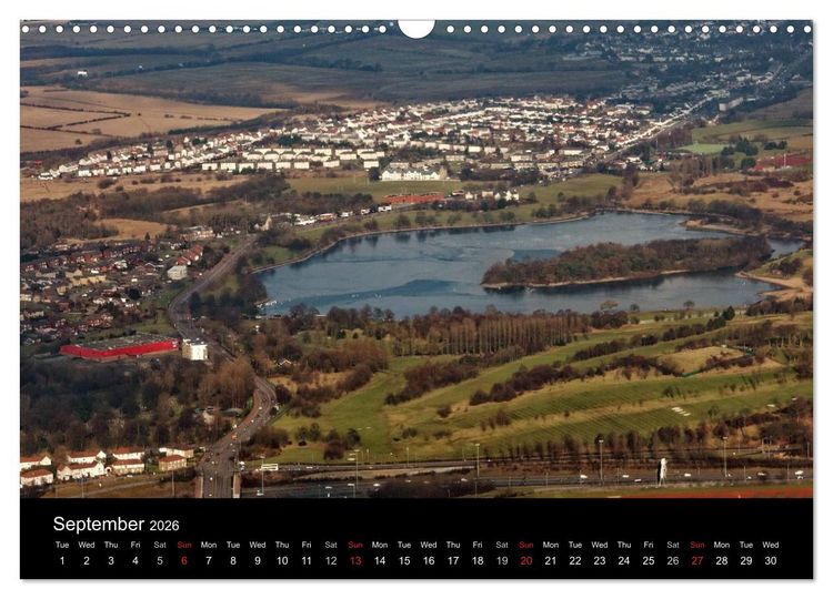 Produktbild: Glasgow from the Air (Wall Calendar 2026 DIN A3 landscape), CALVENDO 12 Month Wall Calendar