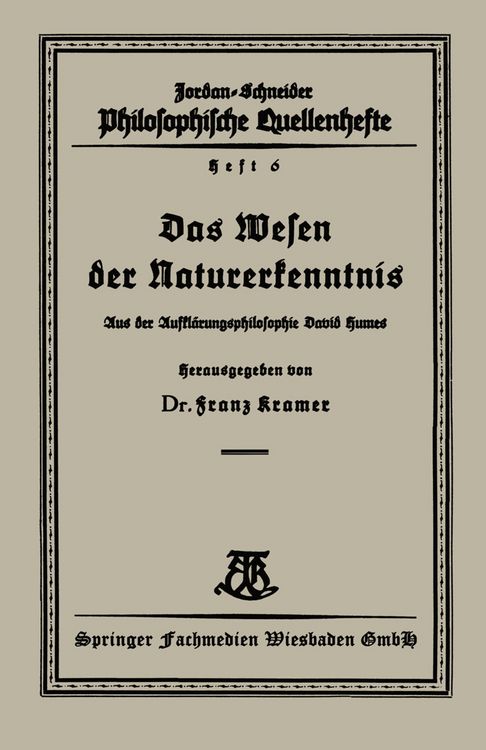 Produktbild: Das Wesen der Naturerkenntnis