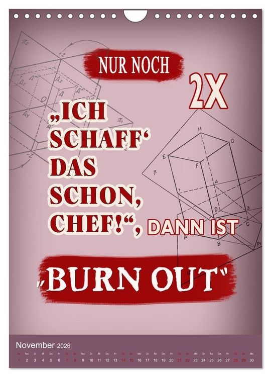 Produktbild: B&uuml;ro und so ... (Wandkalender 2026 DIN A4 hoch), CALVENDO Monatskalender