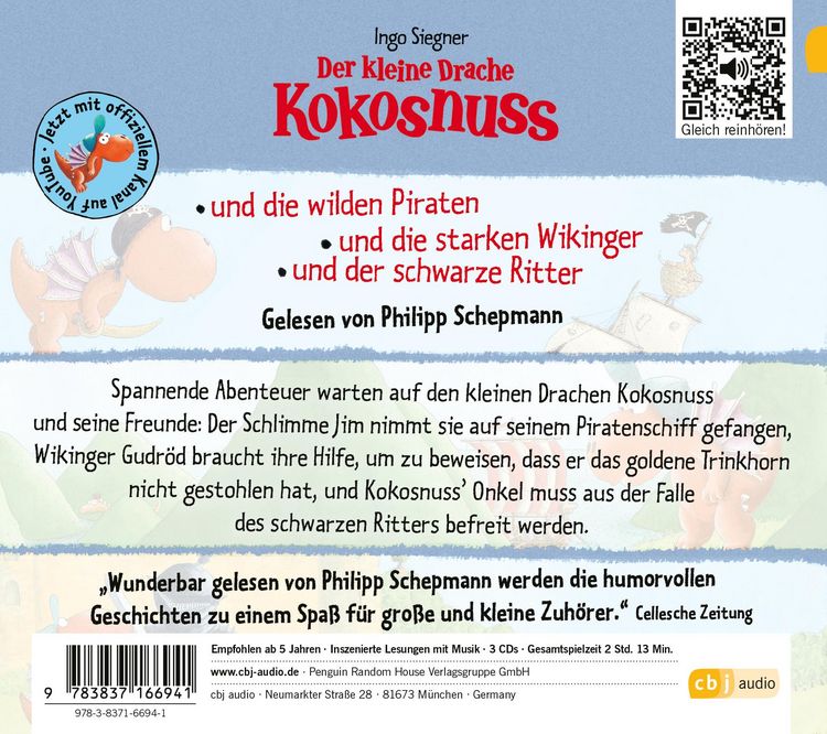 Produktbild: Der kleine Drache Kokosnuss - Schulabenteuer