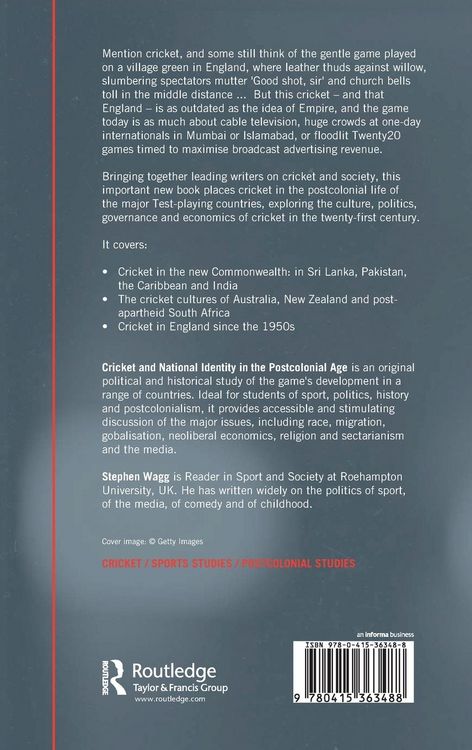 Produktbild: Cricket and National Identity in the Postcolonial Age