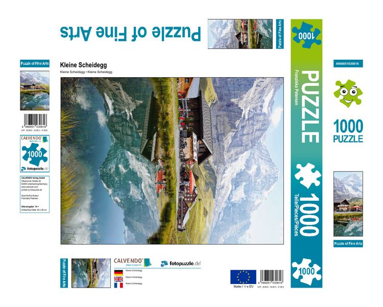 Produktbild: CALVENDO Puzzle Kleine Scheidegg | 1000 Teile Lege-Gr&ouml;&szlig;e 64x48cm Foto-Puzzle f&uuml;r gl&uuml;ckliche Stunden