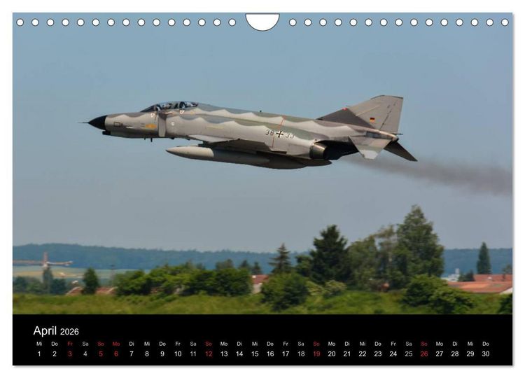 Produktbild: Phantoms bei der Luftwaffe (Wandkalender 2026 DIN A4 quer), CALVENDO Monatskalender
