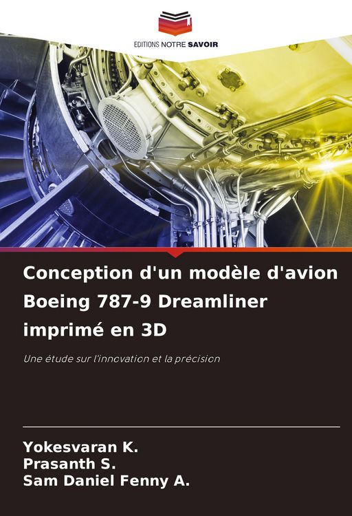 Produktbild: Conception d'un mod&egrave;le d'avion Boeing 787-9 Dreamliner imprim&eacute; en 3D