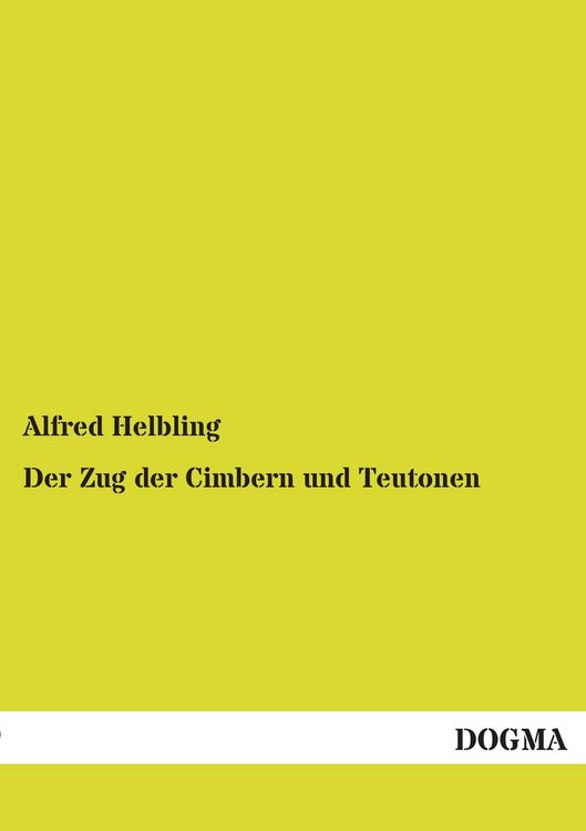 Produktbild: Der Zug der Cimbern und Teutonen